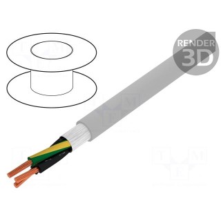 Wire: control cable | ÖLFLEX® FD CLASSIC 810 | 3G0.5mm2 | PVC | grey