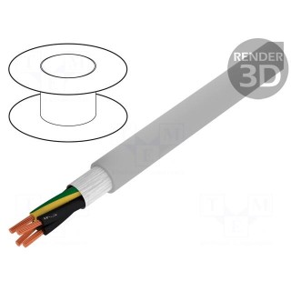 Wire: control cable | ÖLFLEX® FD CLASSIC 810 | 4G2.5mm2 | PVC | grey