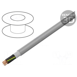 Wire: control cable | ÖLFLEX® FD CLASSIC 810 P | 12G1mm2 | PUR | grey