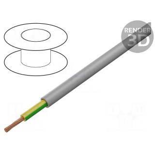 Wire: control cable | ÖLFLEX® FD CLASSIC 810 P | 1G6mm2 | PUR | grey