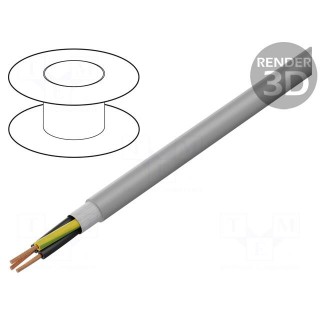 Wire: control cable | ÖLFLEX® FD CLASSIC 810 P | 3G1mm2 | PUR | grey