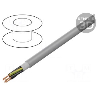 Wire: control cable | ÖLFLEX® FD CLASSIC 810 P | 5G1mm2 | PUR | grey