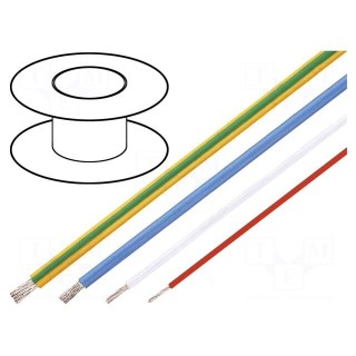 Wire | HELUTHERM® 145 | 1x25mm2 | stranded | Cu | PO | red | -55÷145°C