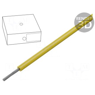 Wire | ÖLFLEX® HEAT 125 SC | 1x0.75mm2 | stranded | Cu | PO | yellow