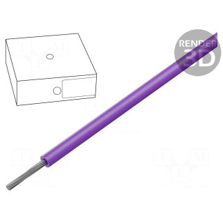 Wire | ÖLFLEX® HEAT 125 SC | 1x2.5mm2 | stranded | Cu | PO | violet