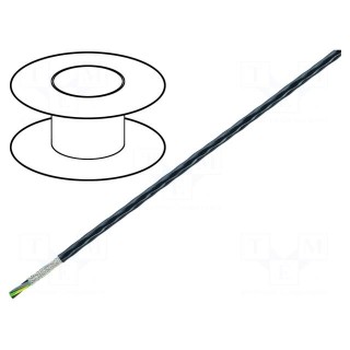 Wire | ÖLFLEX® HEAT 260 C MC | stranded | Cu | 4G1,5mm2 | PTFE | black
