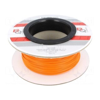 Wire | FLRYW-B | stranded | Cu | 0.35mm2 | PVC | orange | 60V | 100m | Class: 5