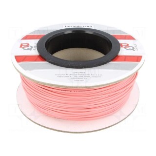 Wire | FLRYW-B | 1x0.75mm2 | stranded | Cu | PVC | pink | 60V | 100m | Class: 5