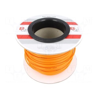 Wire | FLRYW-B | stranded | Cu | 1.5mm2 | PVC | orange | 60V | 100m | Class: 5