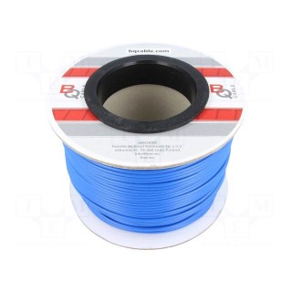 Wire | FLRYW-B | 1x2.5mm2 | stranded | Cu | PVC | blue | 60V | 100m | Class: 5