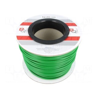 Wire | FLRYW-B | 1x2.5mm2 | stranded | Cu | PVC | green | 60V | 100m | Class: 5