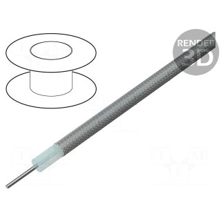 Wire: coaxial | RG405/U | 1x24AWG | solid | CCS | 30m | Øcable: 2.2mm