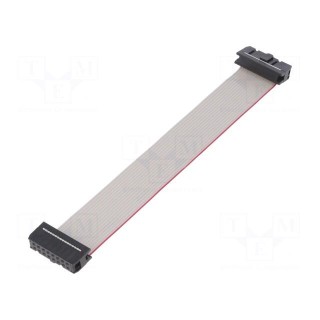 Ribbon cable with IDC connectors | 16x28AWG | Cable ph: 1.27mm