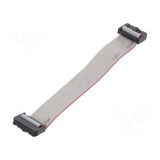 Ribbon cable with IDC connectors | 16x28AWG | Cable ph: 1.27mm
