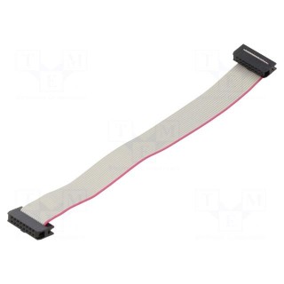 Ribbon cable with IDC connectors | Cable ph: 1mm | 0.15m | 16x28AWG