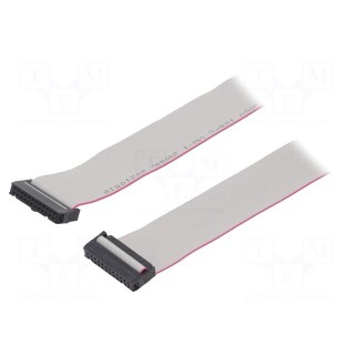 Ribbon cable with IDC connectors | Cable ph: 1.27mm | 0.15m