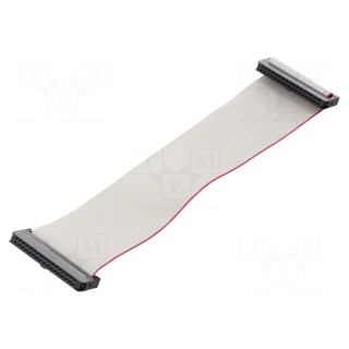 Ribbon cable with IDC connectors | Cable ph: 1mm | 0.15m | 34x28AWG