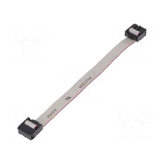 Ribbon cable with IDC connectors | 8x28AWG | Cable ph: 1.27mm