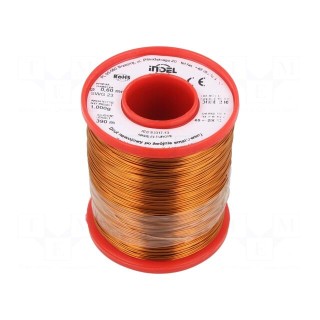 Coil wire | double coated enamelled | 0.6mm | 1kg | -65÷200°C