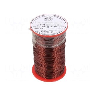 Coil wire | double coated enamelled | 0.75mm | 0.5kg | -65÷200°C