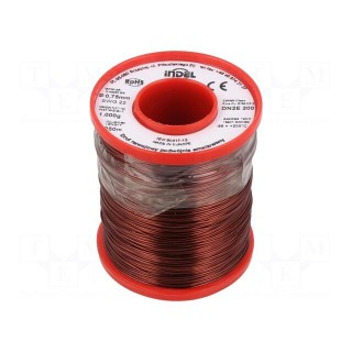 Coil wire | double coated enamelled | 0.75mm | 1kg | -65÷200°C