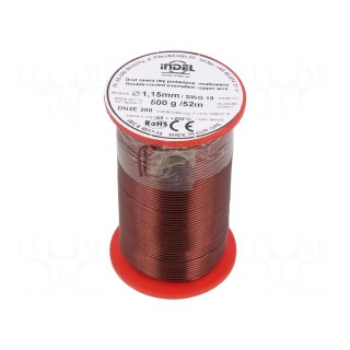 Coil wire | double coated enamelled | 1.15mm | 0.5kg | -65÷200°C