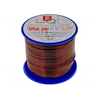 Coil wire | double coated enamelled | 1.1mm | 0,25kg | -65÷200°C