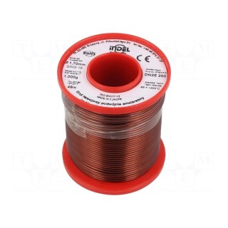 Coil wire | double coated enamelled | 1.7mm | 1kg | -65÷200°C