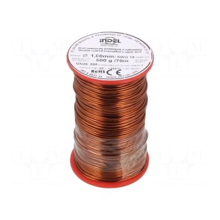 Coil wire | double coated enamelled | 1mm | 0.5kg | -65÷200°C