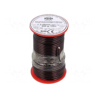 Coil wire | double coated enamelled | 2.4mm | 0.5kg | -65÷200°C