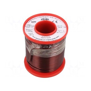 Coil wire | double coated enamelled | 2.4mm | 1kg | -65÷200°C