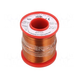 Coil wire | double coated enamelled | 2.5mm | 1kg | -65÷200°C