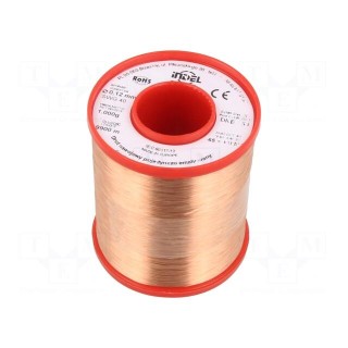 Coil wire | single coated enamelled | 0.12mm | 1kg | -65÷155°C