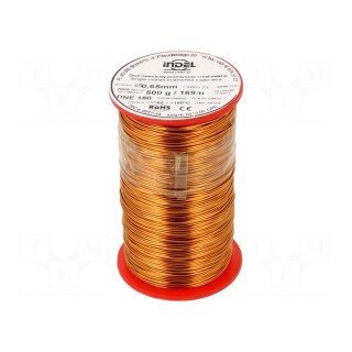 Coil wire | single coated enamelled | 0.65mm | 0.5kg | -65÷180°C