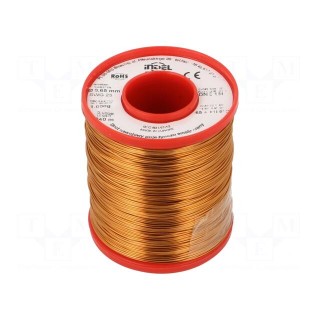 Coil wire | single coated enamelled | 0.65mm | 1kg | -65÷180°C