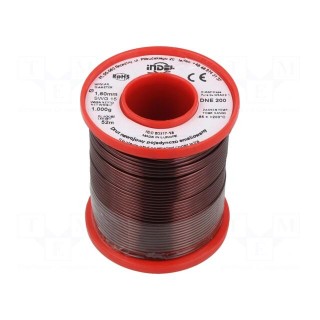 Coil wire | single coated enamelled | 1.6mm | 1kg | -65÷200°C