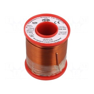 Coil wire | single coated enamelled | 1.7mm | 1kg | -65÷200°C