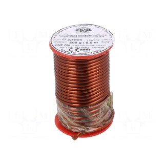 Coil wire | single coated enamelled | 2.7mm | 0.5kg | -65÷200°C