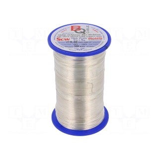 Silver plated copper wires | 0.4mm | 500g | Cu,silver plated | 443m