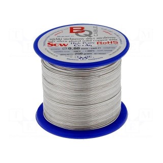Silver plated copper wires | 0.8mm | 250g | 58m | -200÷800°C