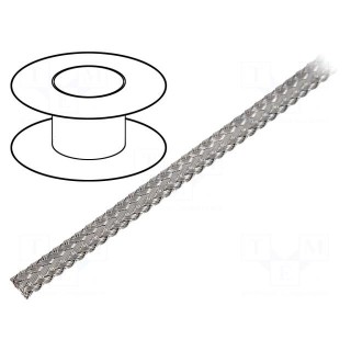 Braids | tape | Thk: 0.5mm | W: 2mm | -20÷125°C | Package: 25m