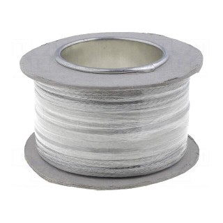 Braids | tape | Thk: 0.75mm | W: 5mm | 30A | Package: 25m