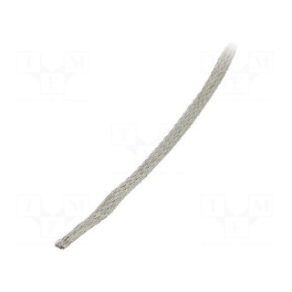 Braids | tape | Thk: 0.51mm | W: 3.18mm | 16A | 18AWG | Package: 30.5m
