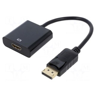 Adapter | DisplayPort 1.1 | DisplayPort plug,HDMI socket | 0.1m