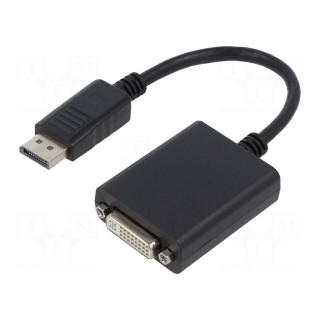 Adapter | DisplayPort 1.2 | DisplayPort plug,DVI-I (24+5) socket