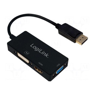 Adapter | DVI 1.0,DisplayPort 1.2,HDMI 1.4 | Colour: black