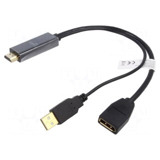 Adapter | DisplayPort 1.2,HDCP 1.4,HDMI 1.4 | 0.2m | black
