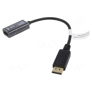 Adapter | DisplayPort 1.2,HDCP 2.2,HDMI 2.0 | 0.2m | black