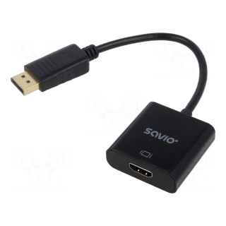 Adapter | DisplayPort plug,HDMI socket | black | bag