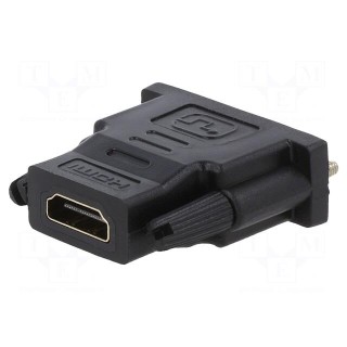 Adapter | DVI-D (18+1) plug,HDMI socket | black
